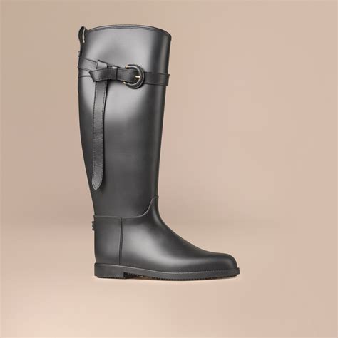 burberry equestrian rain boots.